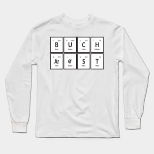 Bucharest City - Periodic Table Long Sleeve T-Shirt